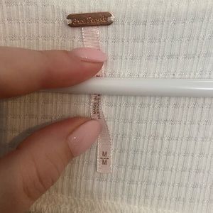 Free people NWOT white sleeveless top